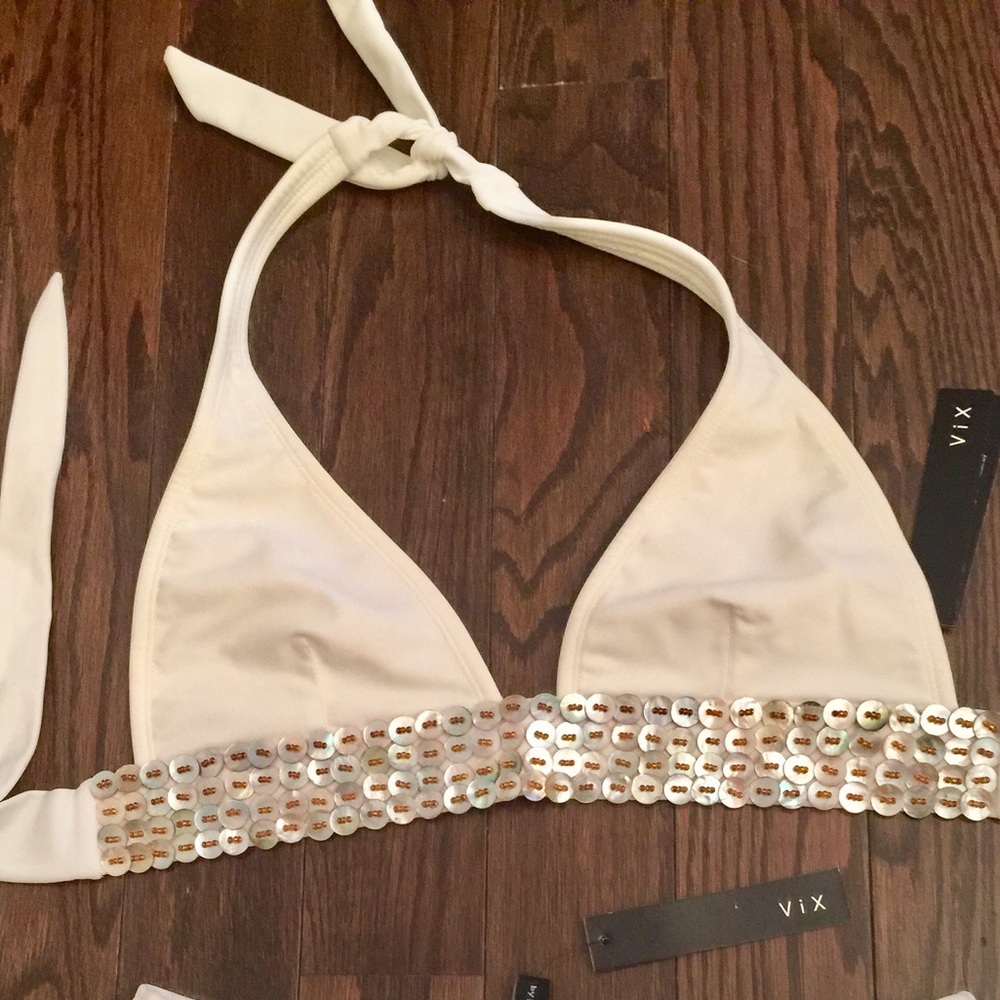 COPY - ViX couture swim bikini w/ mother-of-pearl…